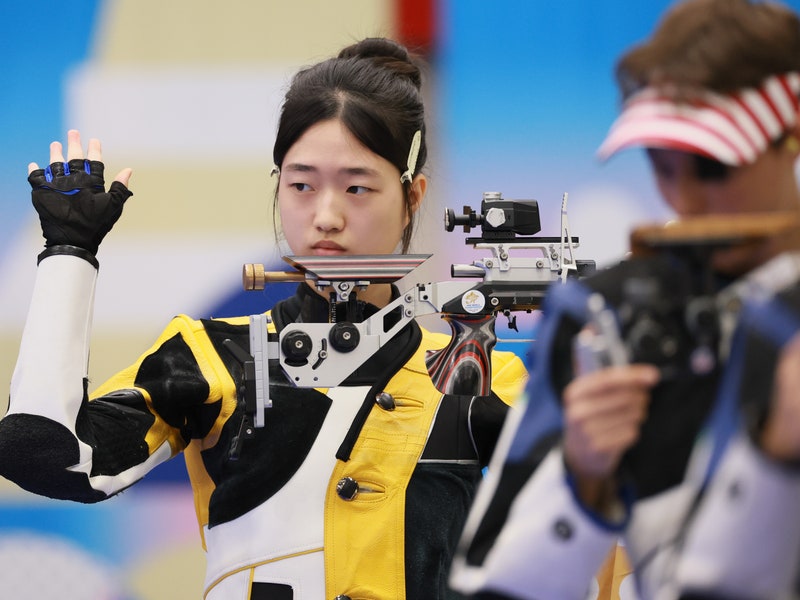 Since When Do the Olympic Shooting Uniforms Look Like Real-Life Fortnite Skins?